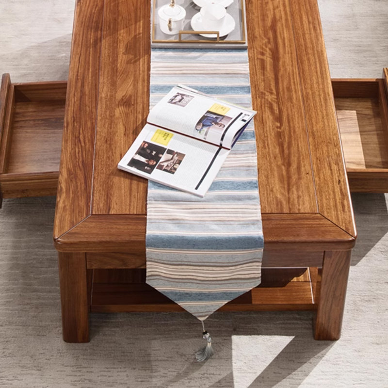 Mid-century style design solid wood coffee table