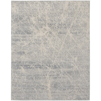 Zellmer Machine Woven Ivory Grey Indoor Rug