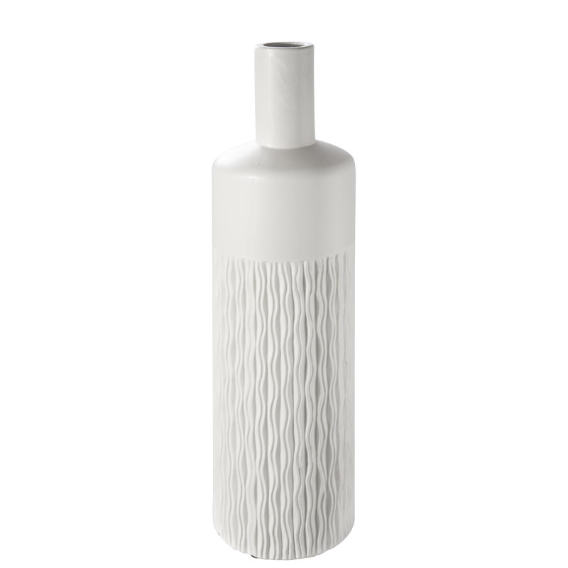 Urban Trends Collection Ceramic Table Vase, 20" H x 5.5" W x 5.5" D