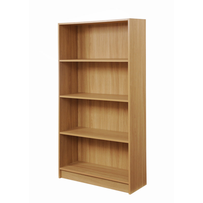Morgan 150cm H x 80cm W Standard Bookcase, Yellow Oak