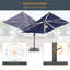 Parasol en porte-à-faux 120 po Lemay-355371614
