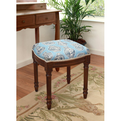 Camika Solid Wood Accent Stool