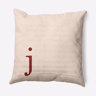 Coussin décoratif moderne Modern Monogram