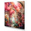 «Swante Pink Bridge Whimsical Arches», reproduction sur toile-493391285-493391176