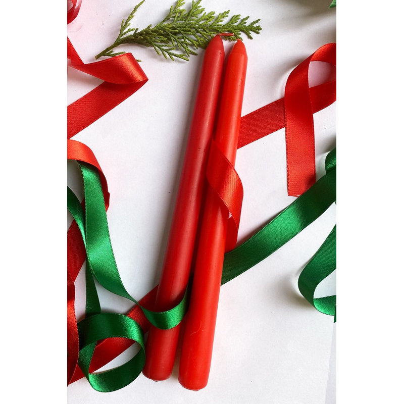 Ensemble de bougies, 2, Rouge