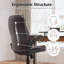 Fauteuil de direction ergonomique, hauteur réglable et accoudoirs rabattables-1468300004