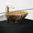 Maestro Bath Diamante 13.58 " Crystal Oval Bathroom Sink-20420550