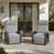 Gray Cushion/Matte Black Frame selected