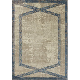Winston Target Overlay Tan Area Rug