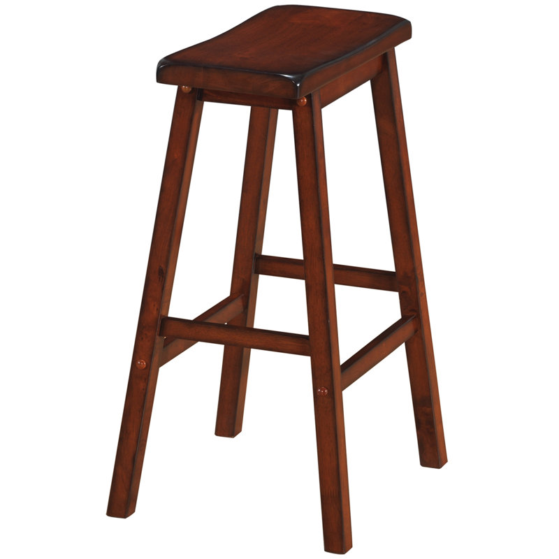 Tabouret de bar sans dossier - Châtaigne