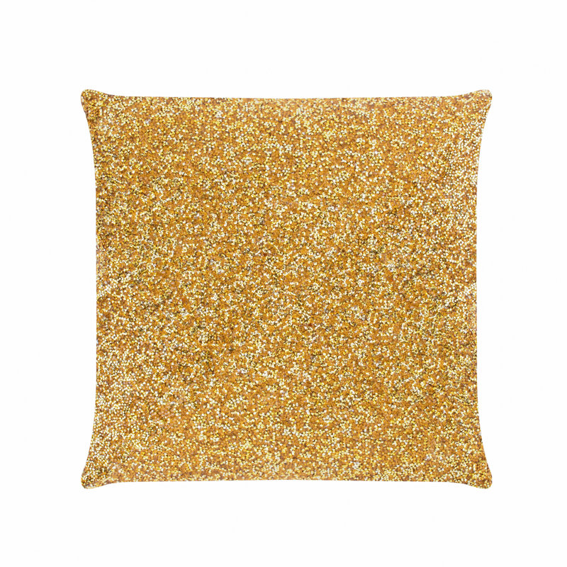Sparkles Home Luminous Velvet Rhinestone Throw Pillow | Feather Insert | Home Décor Accent, Rectangle 14"H x 20"W, Silver