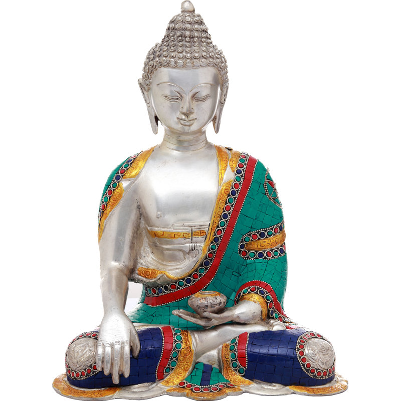 Bouddha tibétain Bouddha dans Bhumisparsha Mudra