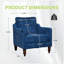Fauteuil en chenille Accent