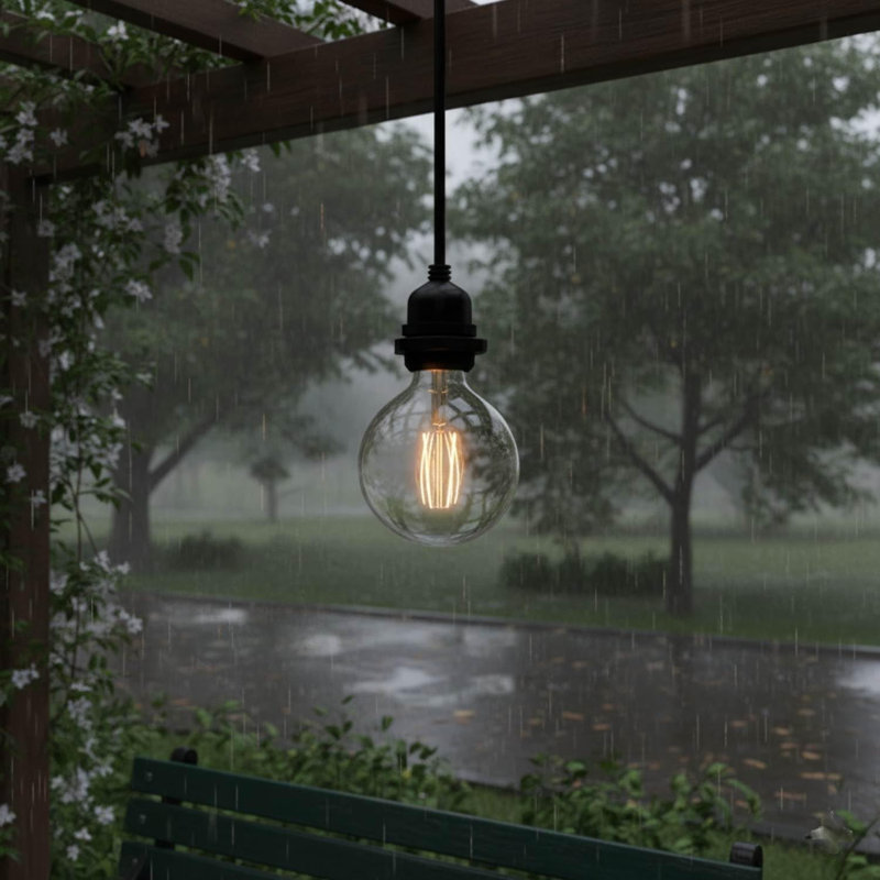 1 - Light Black Single Pendant