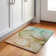 Premium Machine Washable Cerrito AMF508 Teal Rug