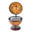 Globe rouge 13 "x 15" x 19 "avec support d'échecs