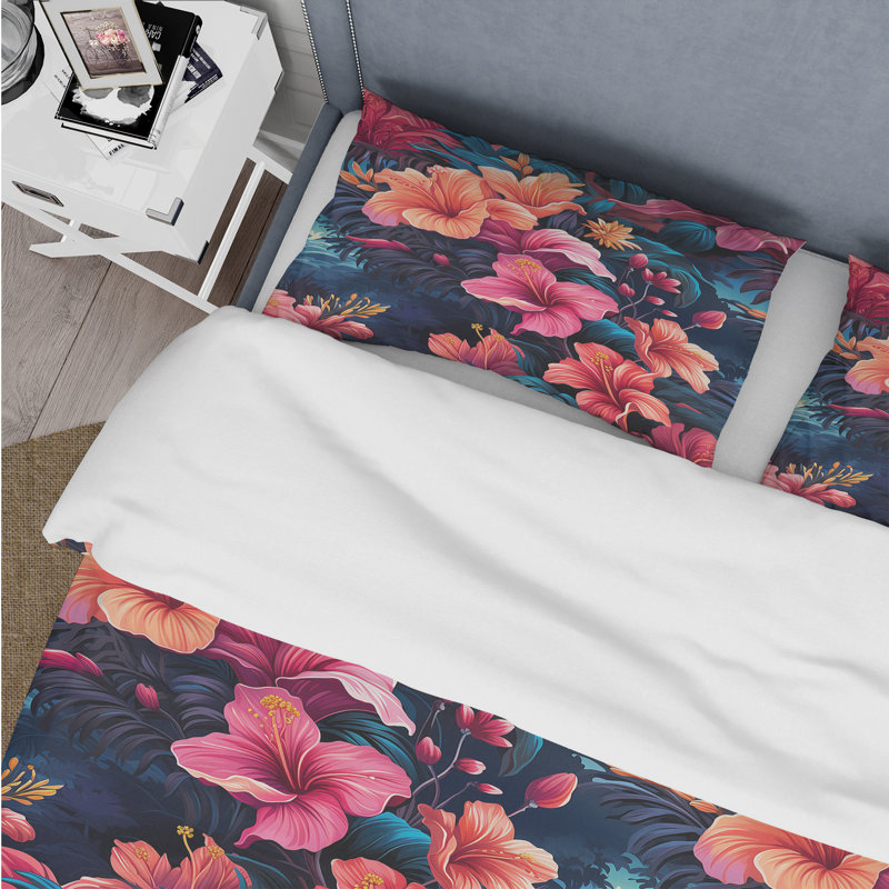 Literie Starlit Paradise, Housse de couette simple + 1 taie décorative stan