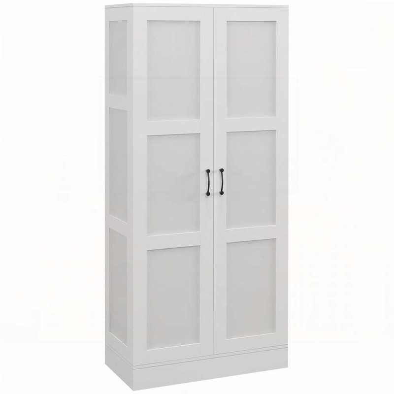 71" Tall Storage Cabinet with Movable Storage Shelves