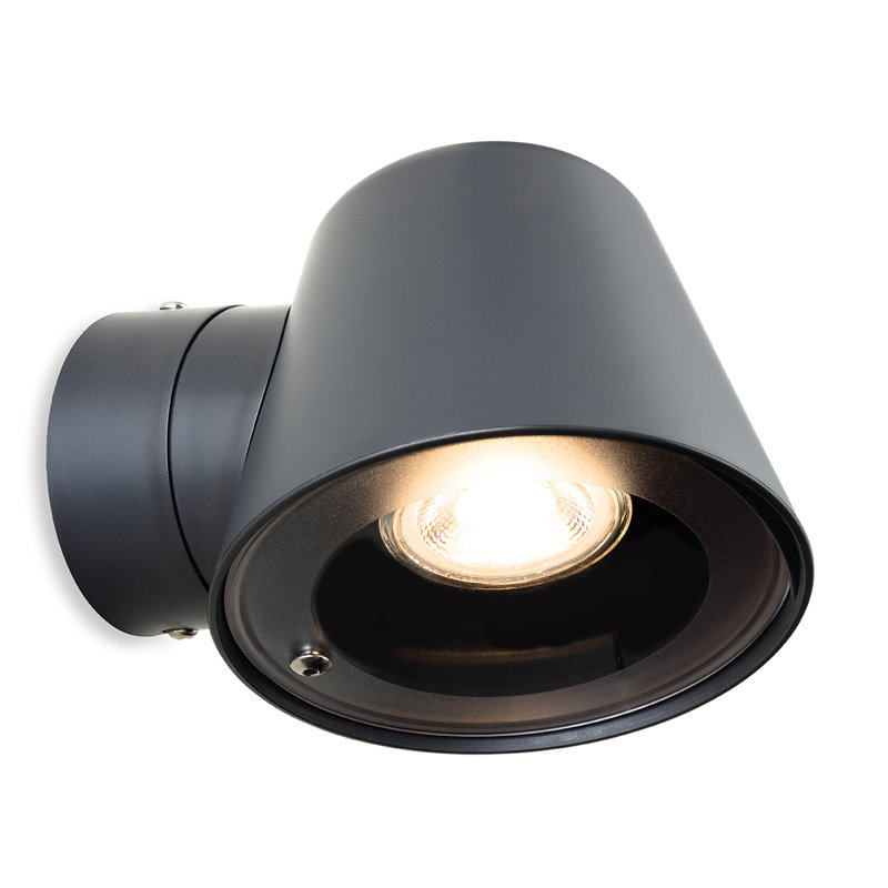10cm H Outdoor Armed Sconce