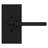 Satin Black Entry Door Lever