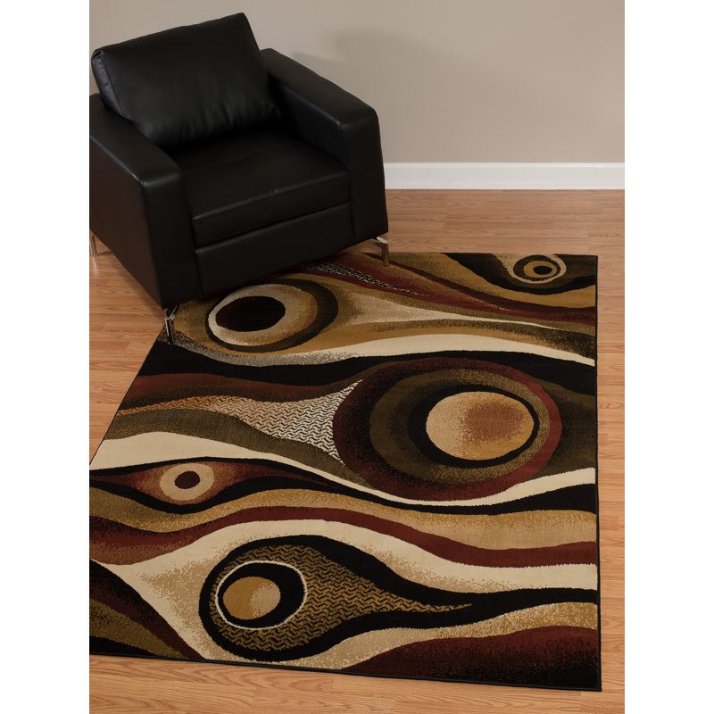 Bainum Abstract Indoor Rug, Rectangle 7'10" x 10'6"