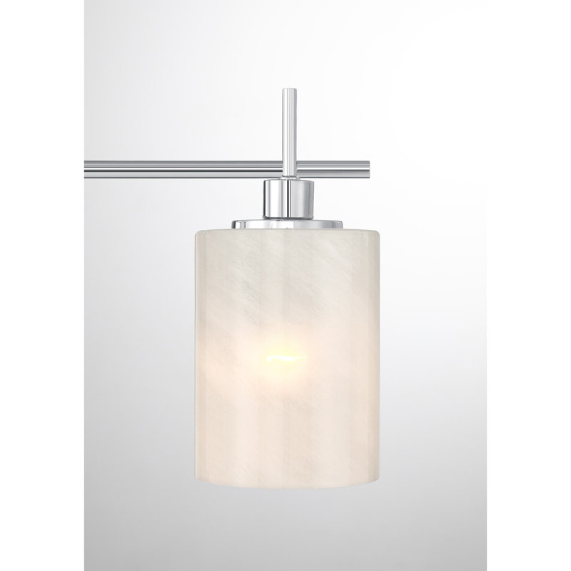 Ember 3-Light Bathroom Vanity Light in Chrome, Chrome
