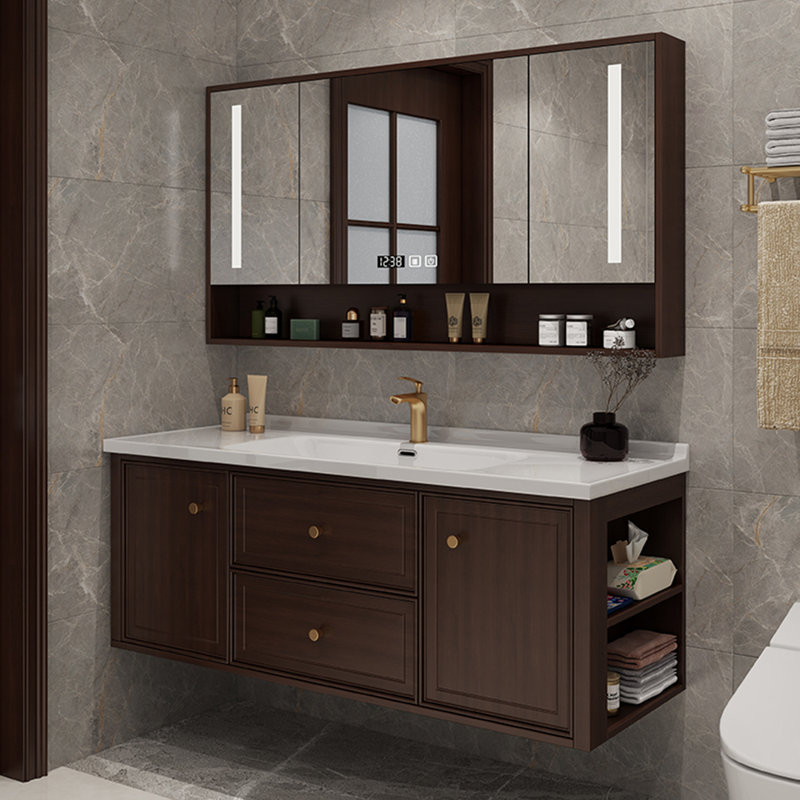 Modern simple light luxury bathroom cabinet
