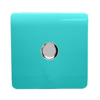 Trendi Switch 1 Gang 1 or 2 way 100w Rotary LED Dimmer Light Switch