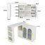 360° Rotation Bar Table With Doors And Shelves-1684645873