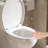 1.1/1.6 GPF Tornado Flush One-Piece Toilet with Comfort Chair Seat ADA Height ,Powerful & Quiet Dual Flush Modern Toilet,Siphonic S-trap,Rimless Bowl with Soft Closing Seat,Gloss White GW-006