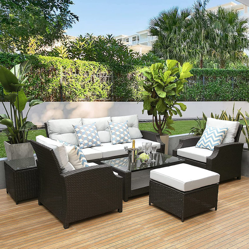 Coopertown 6 - Person Seating Group with Cushions