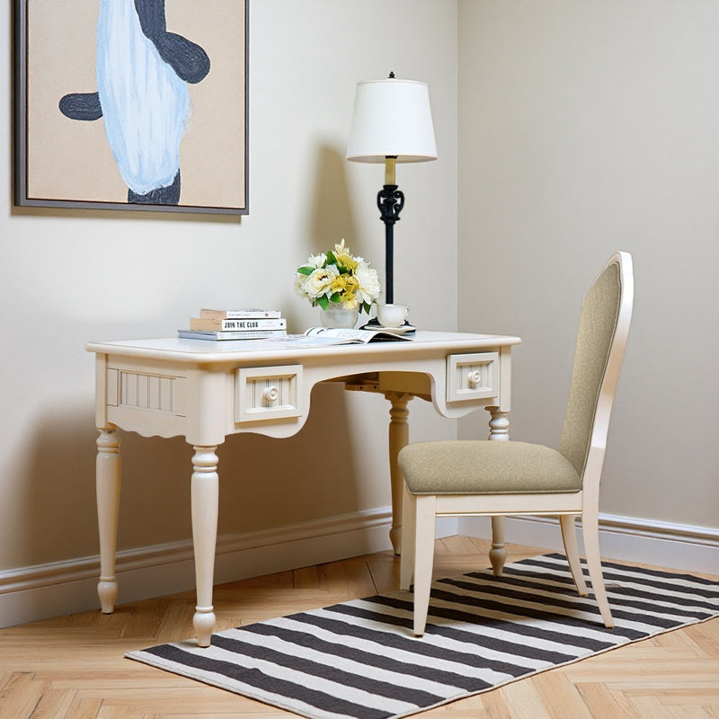 European pastoral style desk and chair set
