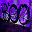 Décoration de Noël Haunted Hill Farm «Boo» à DEL 28 po avec piquet