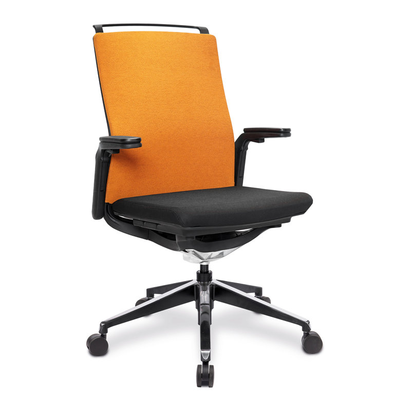 Sucher Office Chair, Black/Orange