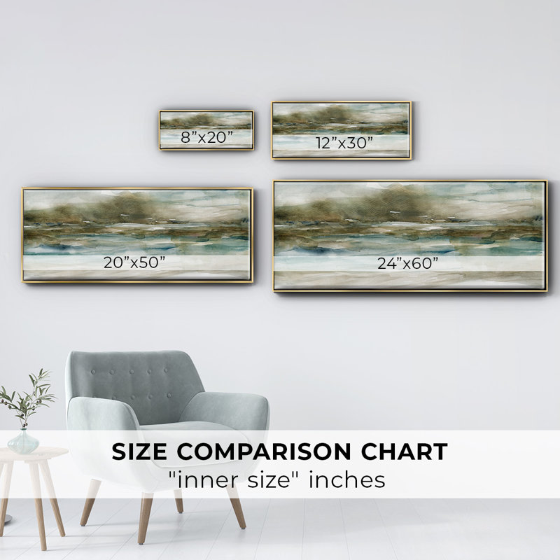Riverbank- Framed Canvas