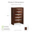 Ensemble de chambre à coucher 6 pièces Lakiesha-109341187-111448399-131523162