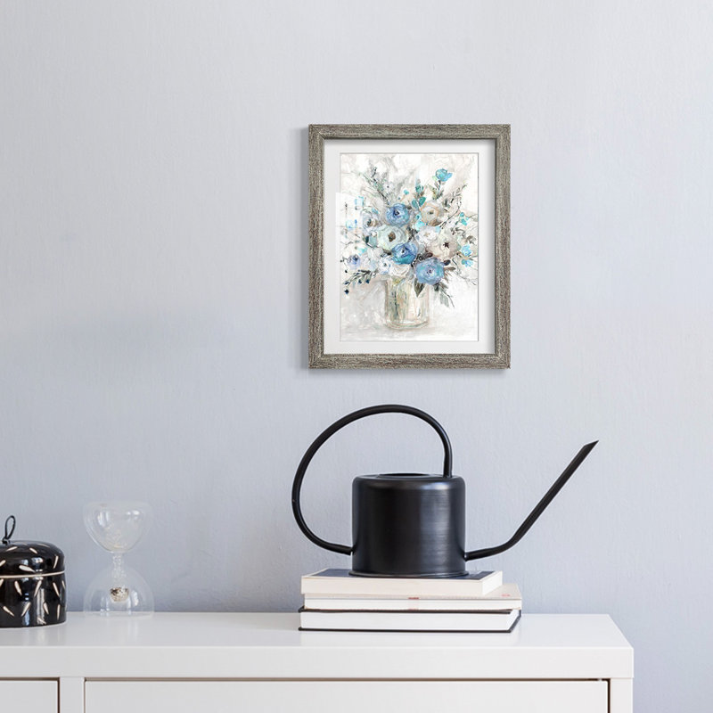 Toile tendue Emerald Ice I - galerie, H 19,5 po x l 16,5 po, Vieilli