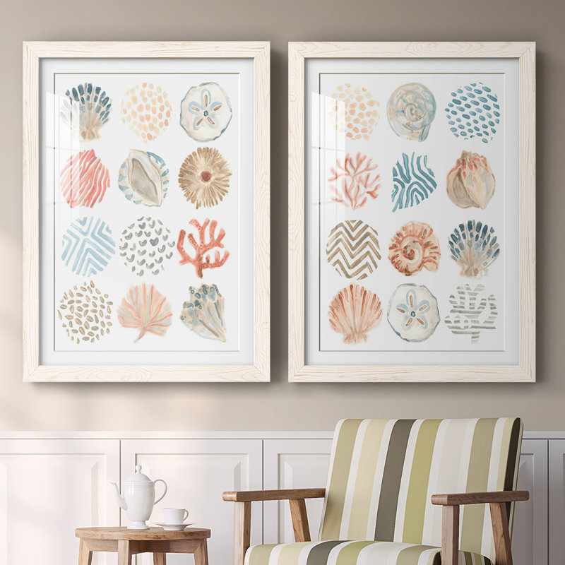 Reproduction encadrée de qualité océanique I-Premium - prête à être accrochée, Blanc, H 31,5 po x l 88 po x P 1,5 po