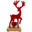 Porte-bougie de Noël en métal Reindeer and Tree-102333410-102343968
