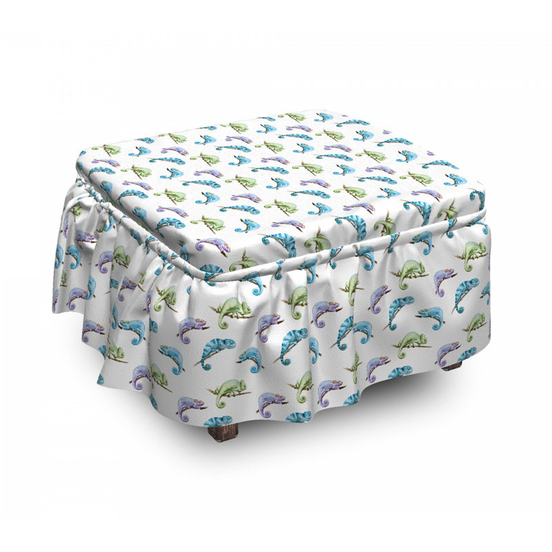 Housse pour repose-pieds chameleon