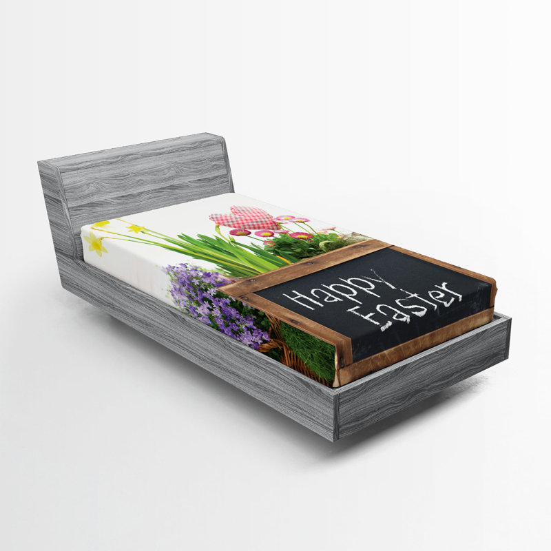 Multicolore Ambesonne, Drap-housse simple TG