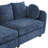 Gilardo 90.6 " Wide Modern Chenille Upholstered Sofa for Living Room, 3-Seater Couch with Solid Wood Legs-1981336771