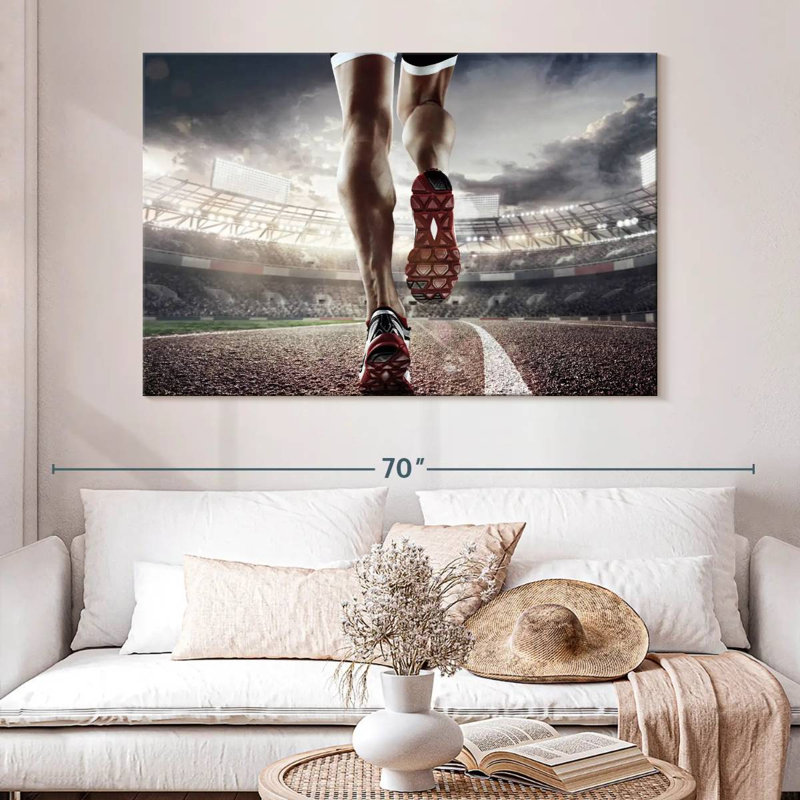 Sireci Running Athlete, 34" H x 51" W