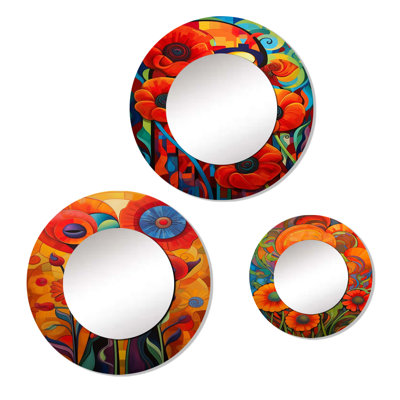 Lorett Metal Round Mirror