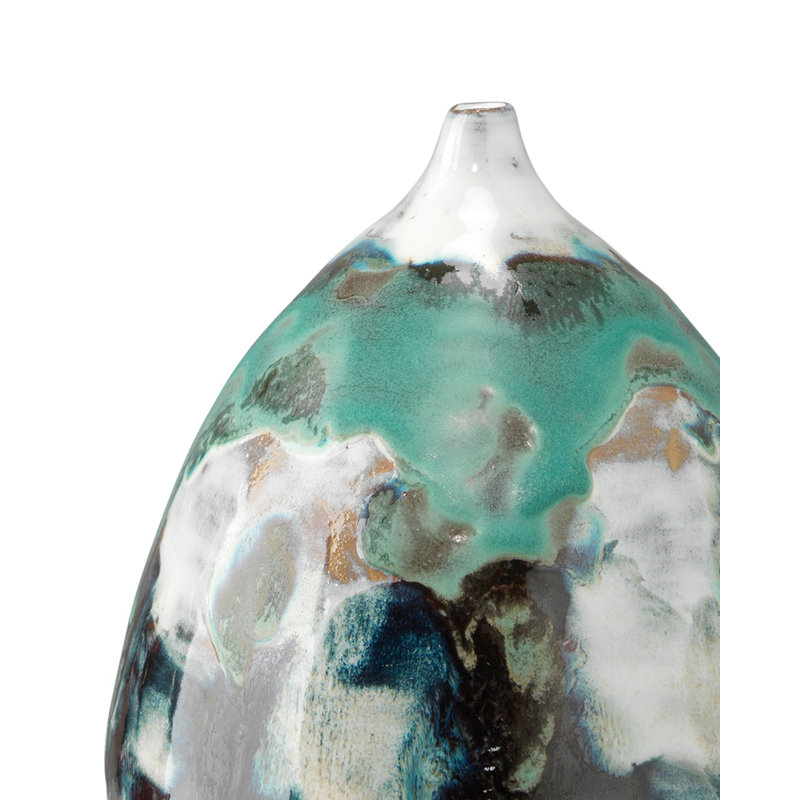 Handcrafted Multicolor Ceramic Decorative Table Vase