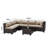 7-Piece L-Shaped All-Weather Wicker Sectional Sofa with Cushion-938086759