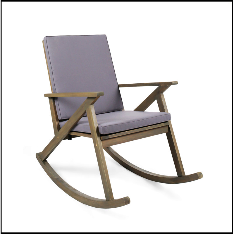 Rocking Chair, Grey, Grey
