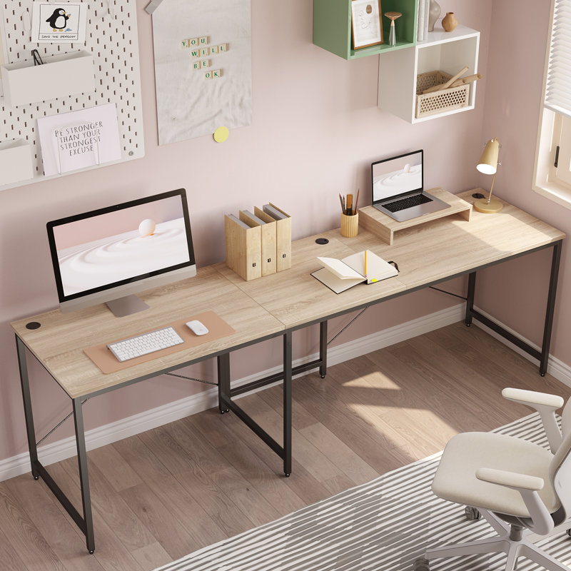 Bureau en L Fossett, Chêne / chêne