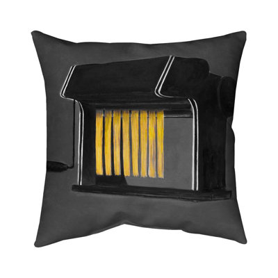 Fresh pasta machine - 18"x18" Throw pillow cover - Poly twill - Print on demand