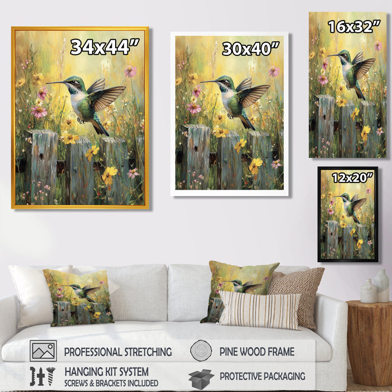 Richmond - Animals Canvas Prints, 44" H x 34" W, Black, Reproduction encadrée d'une seule photo